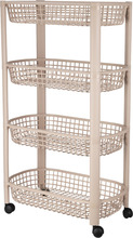 Rullvagn m/korgar Beige